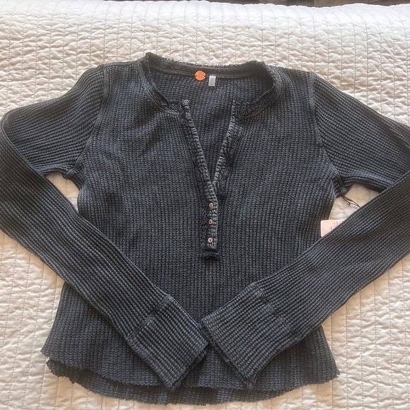 Free People Henley shirt - Picture 1 of 3